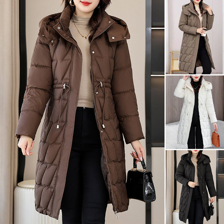 ANNA – Klassische lange Steppjacke