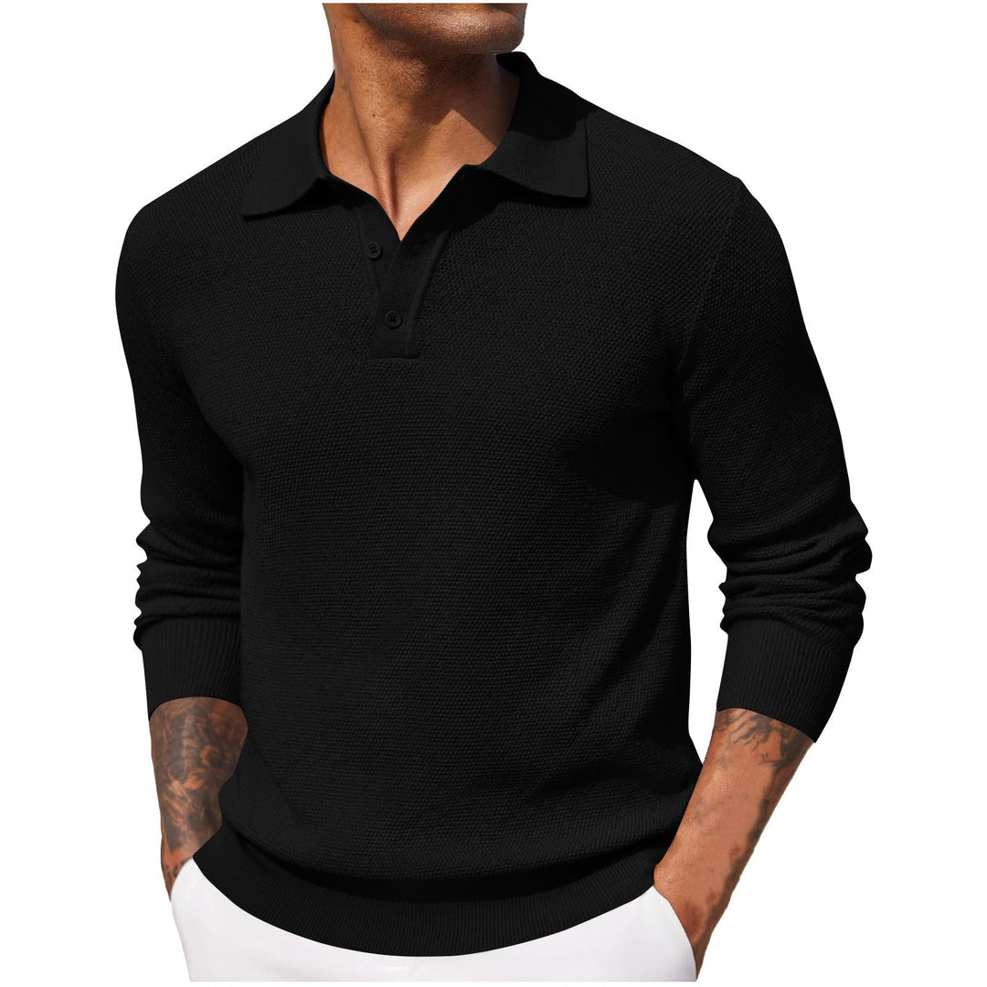 LYSANDER - Elegantes Herren Langarm-Polo