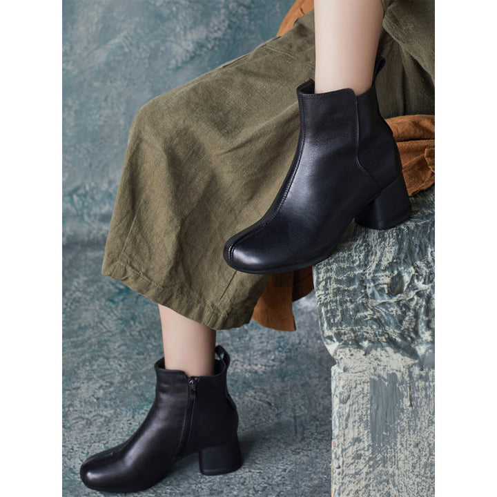 LEA - Winter Modische Blockabsatz Stiefeletten