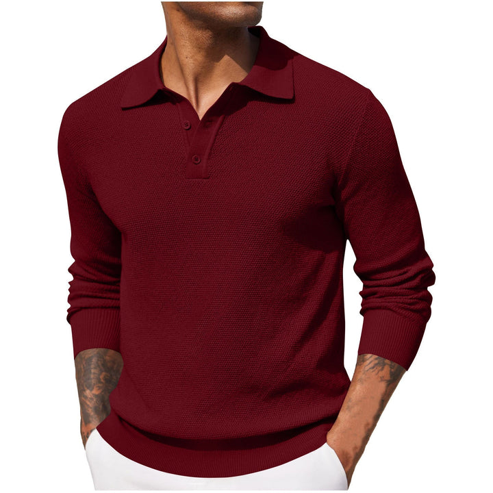 LYSANDER - Elegantes Herren Langarm-Polo