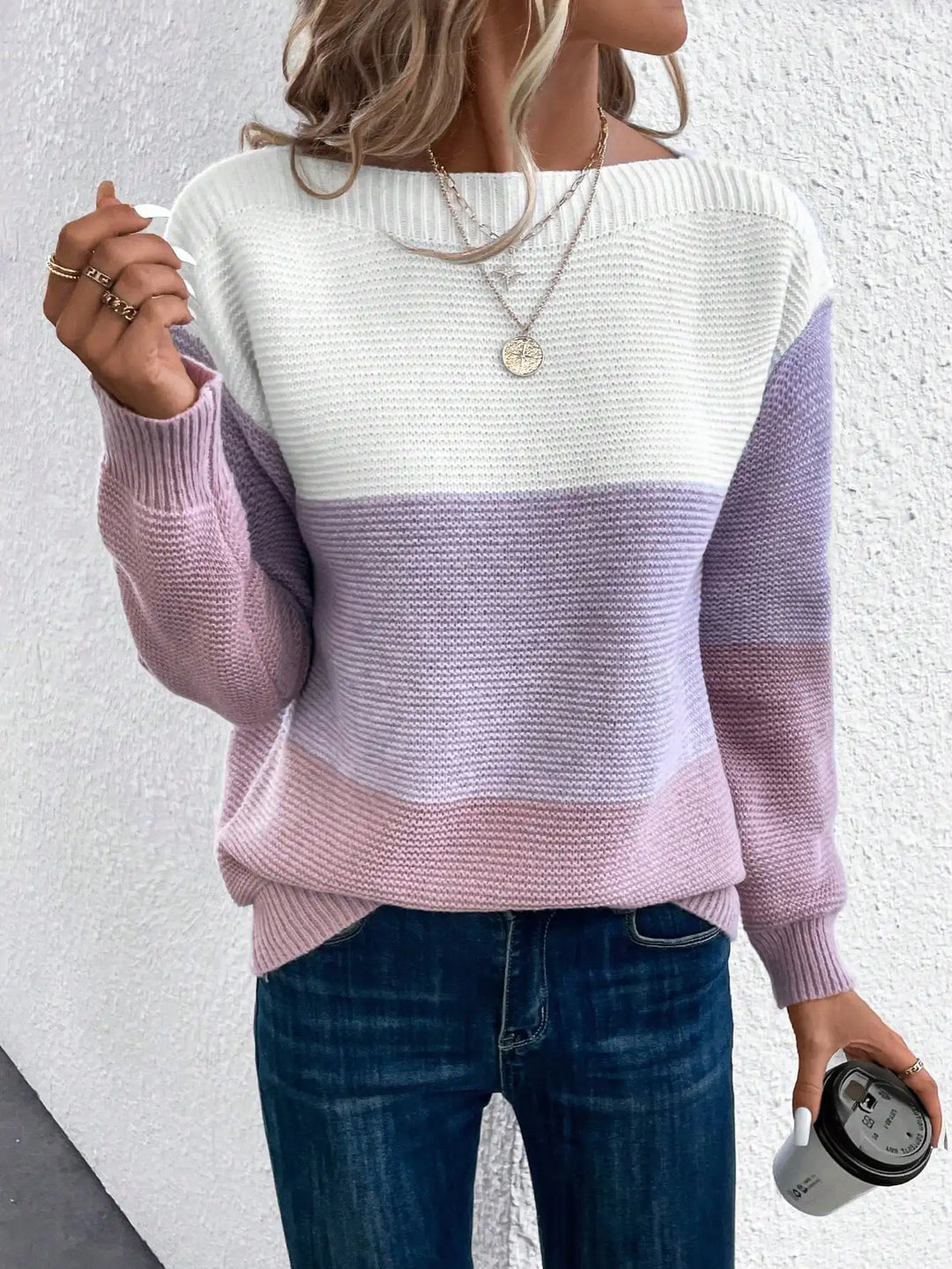 Celeste – Ombre-Strickpullover