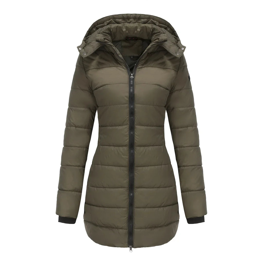 Amira – Mittellanger Outdoor-Wintermantel